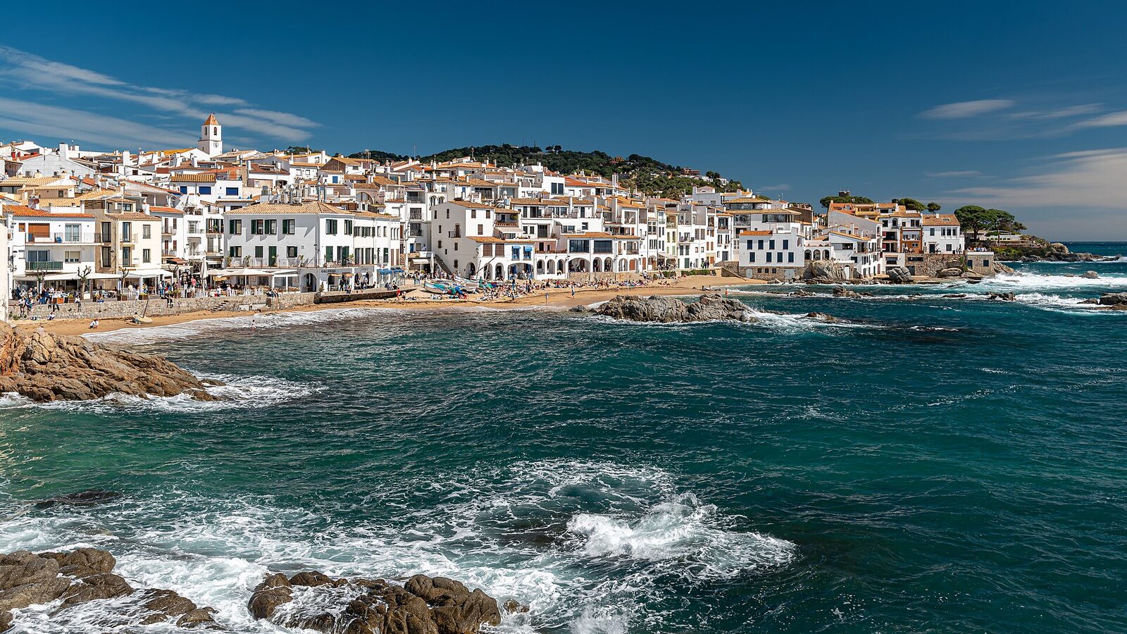 Calella de Palafrugell — Klassieke ansichtkaart aan de Costa Brava bij Begur